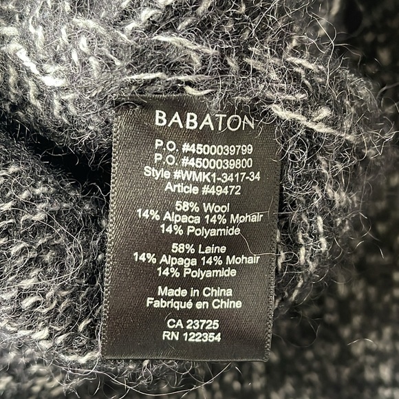 Aritzia Babaton Javier Cardigan Sweater Cocoon Open Front - Picture 8 of 8